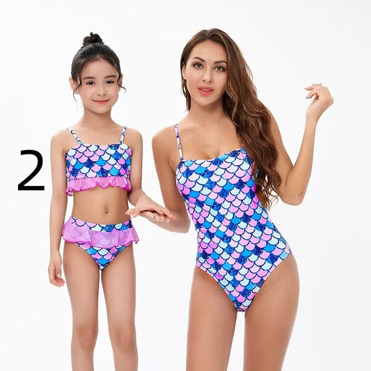026 Parental Swimsuit - Bikini - New Style Sexy Mother-Daughter Children's Swimming Suit