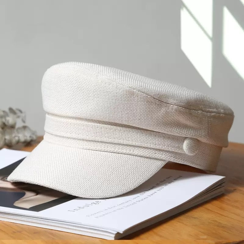 542 Spring/Summer Bowler Hat Women's Fashion Stylish Versatile Autumn/Winter Octagonal Outdoor Casual Sun Protection