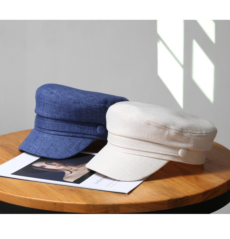 542 Spring/Summer Bowler Hat Women's Fashion Stylish Versatile Autumn/Winter Octagonal Outdoor Casual Sun Protection