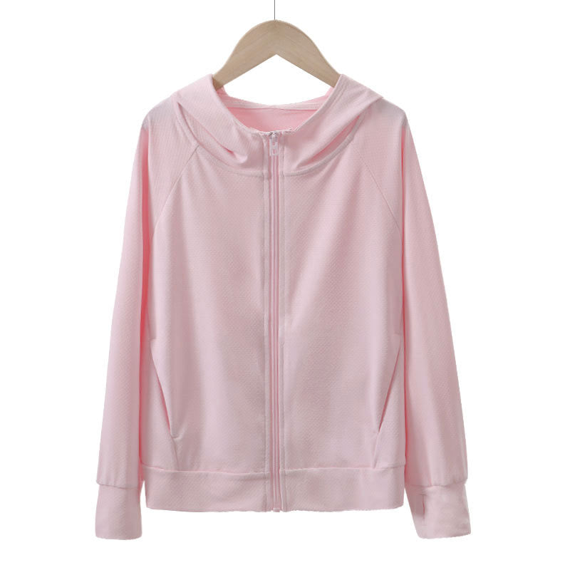 854 Children's Summer Sun Protection Clothing - Breathable UV-Resistant Lightweight Coat for Skin Coverage
