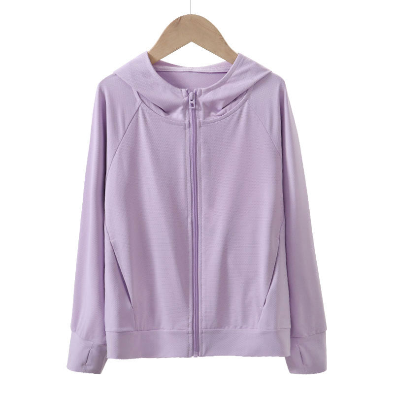 854 Children's Summer Sun Protection Clothing - Breathable UV-Resistant Lightweight Coat for Skin Coverage