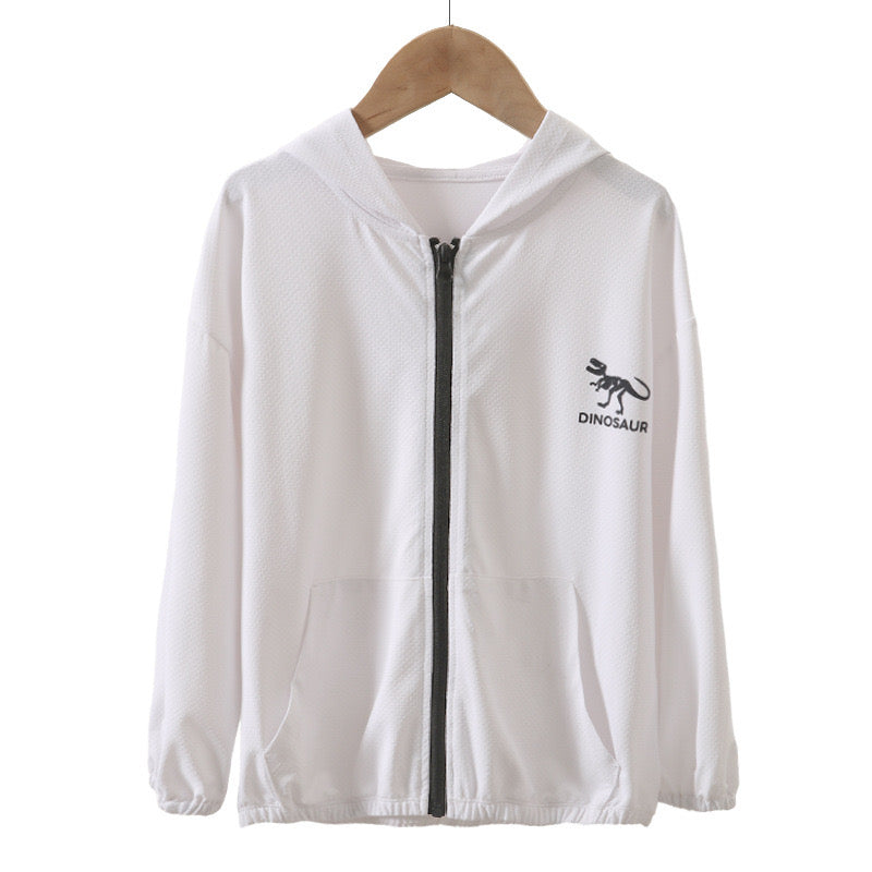 854 Children's Summer Sun Protection Clothing - Breathable UV-Resistant Lightweight Coat for Skin Coverage